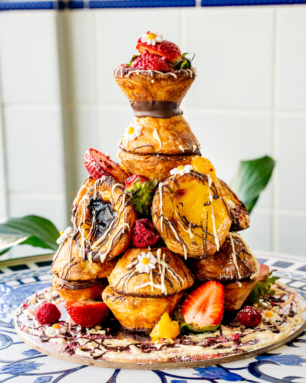Portuguese Tart Tower
