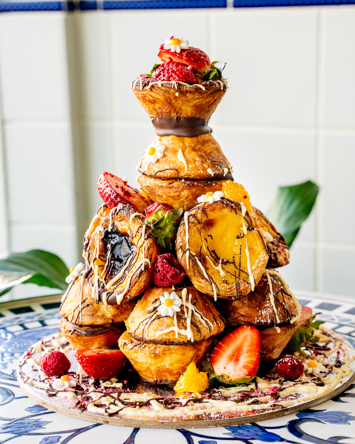 Portuguese Tart Tower