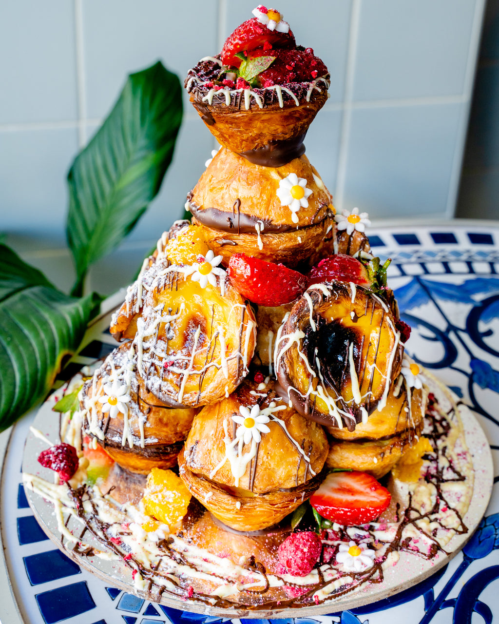 Portuguese Tart Tower