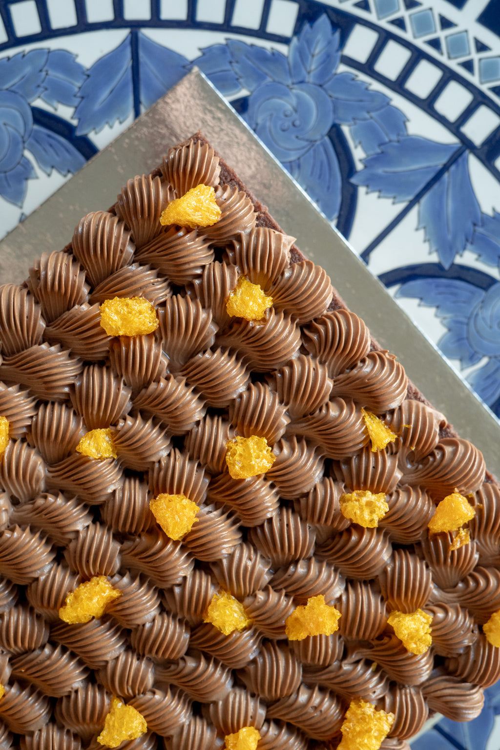 Chocolate Sponge & Mandarin Cake - Vegan